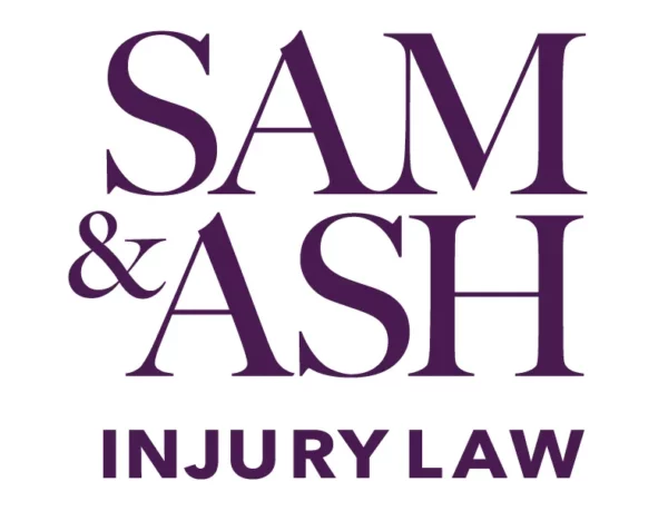 Sam &amp; Ash Injury Law logo.