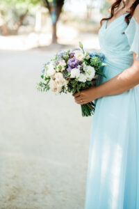 wedding-florist-7 small wedding bouquet of whites and purples